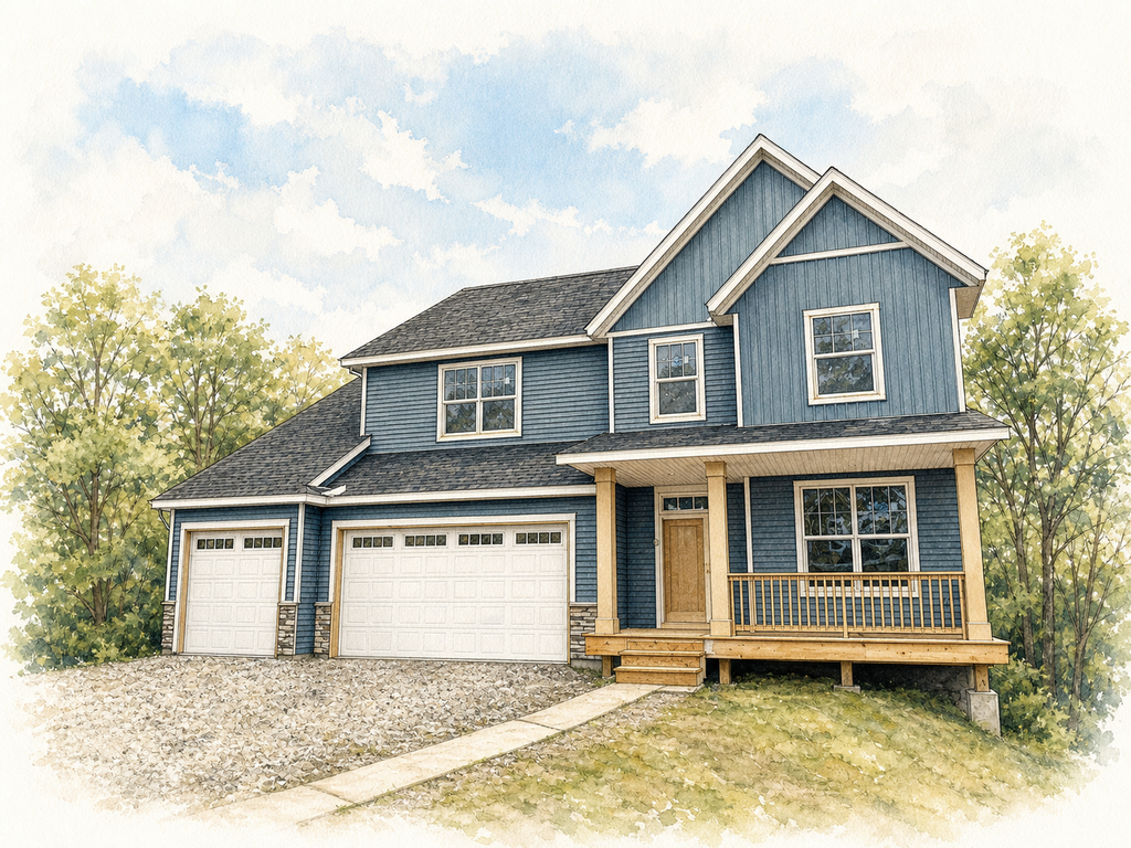 Watercolor portrait of 6283 Rachele Ave NE