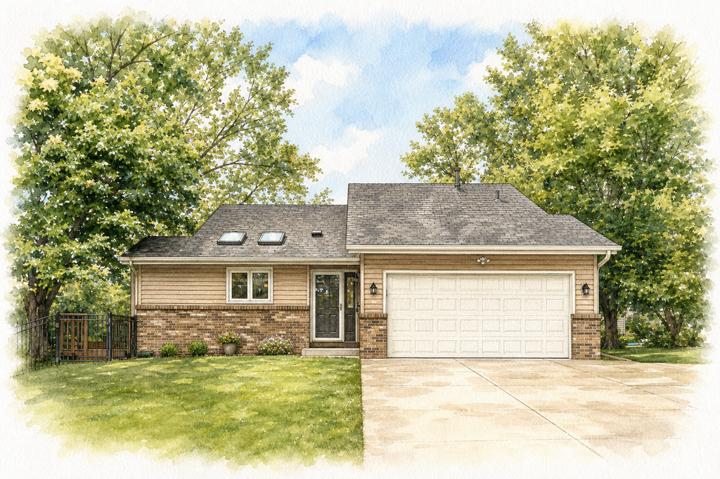 Watercolor portrait of 8153 172nd St W
