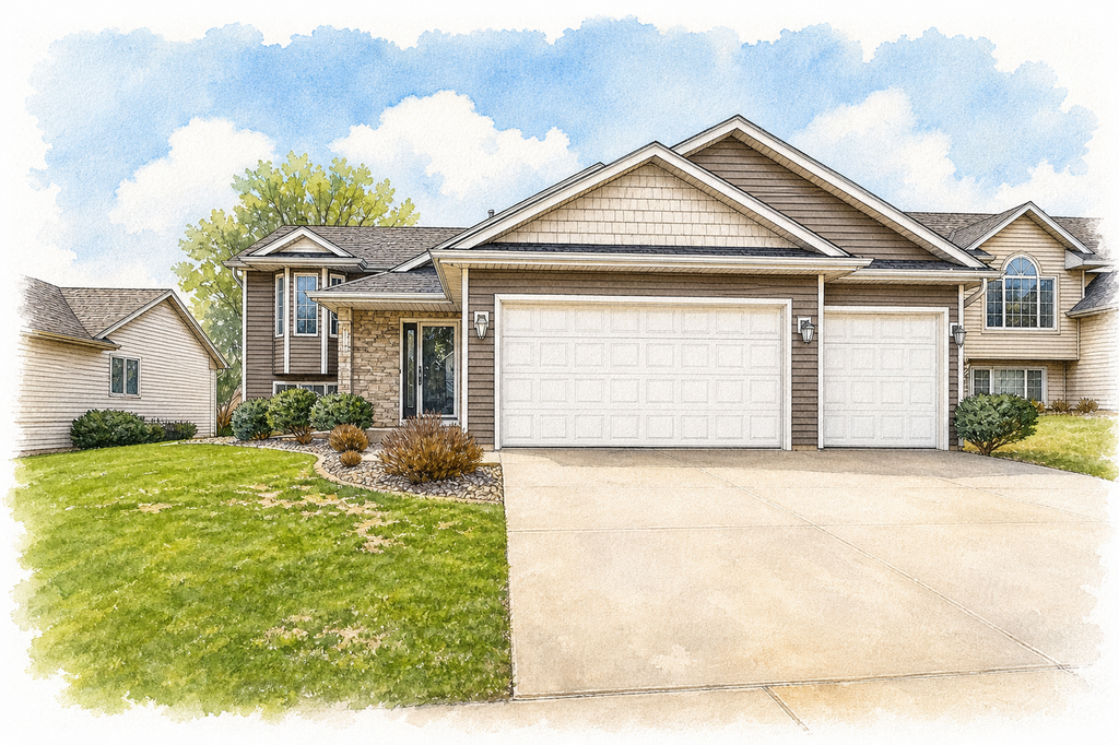 Watercolor portrait of 3767 13th Ave SW