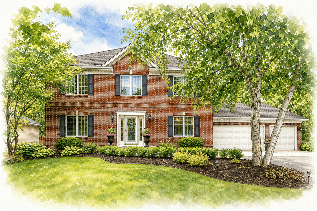 Watercolor portrait of 4769 Nason Pkwy NE