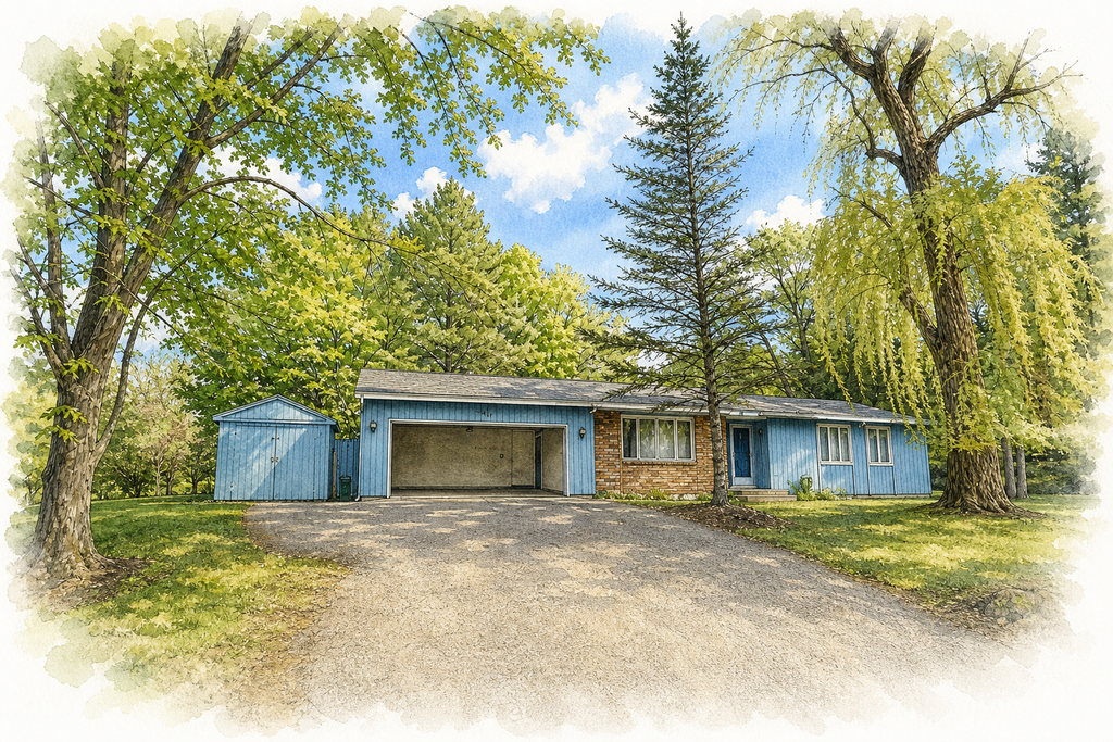 Watercolor portrait of 18212 Ginavale Ln