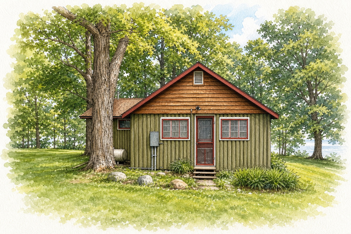 Watercolor portrait of 7060 Fairbanks Dr NW