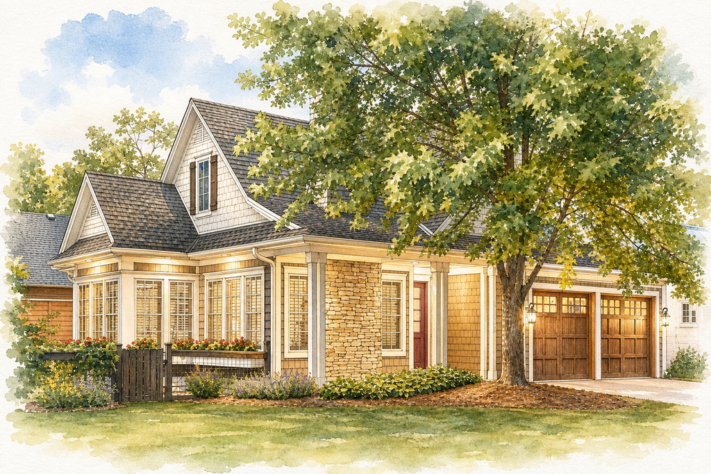 Watercolor portrait of 4334 Beard Ave S