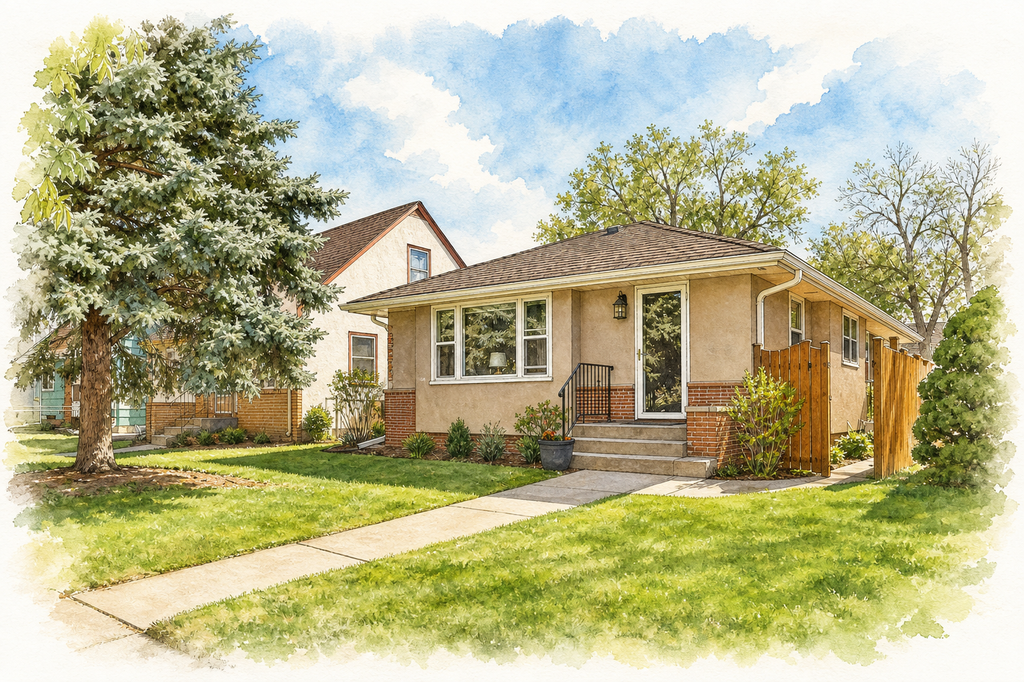 Watercolor portrait of 5429 27th Ave S