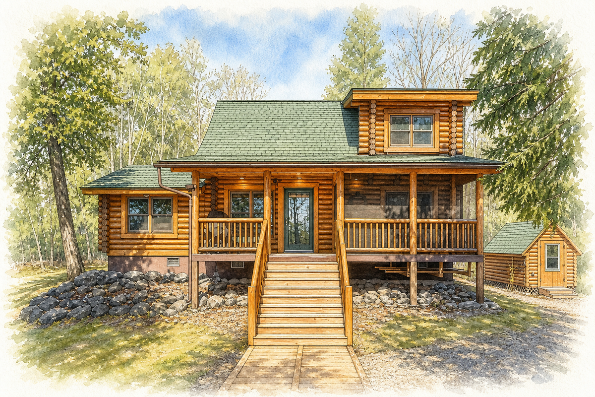 Watercolor portrait of 2659 Ridgeview Dr