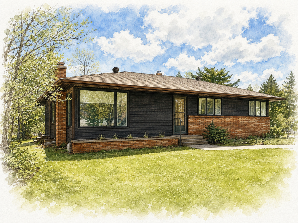Watercolor portrait of 1822 7th Ave